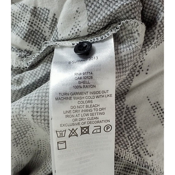 Armani Exchange Jumpsuit – White/Black Floral – Size 4 - Picture 7 of 7